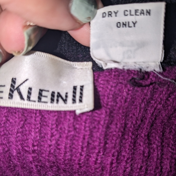 Vintage 90s Wool Houndstooth Cardigan - Picture 5 of 5